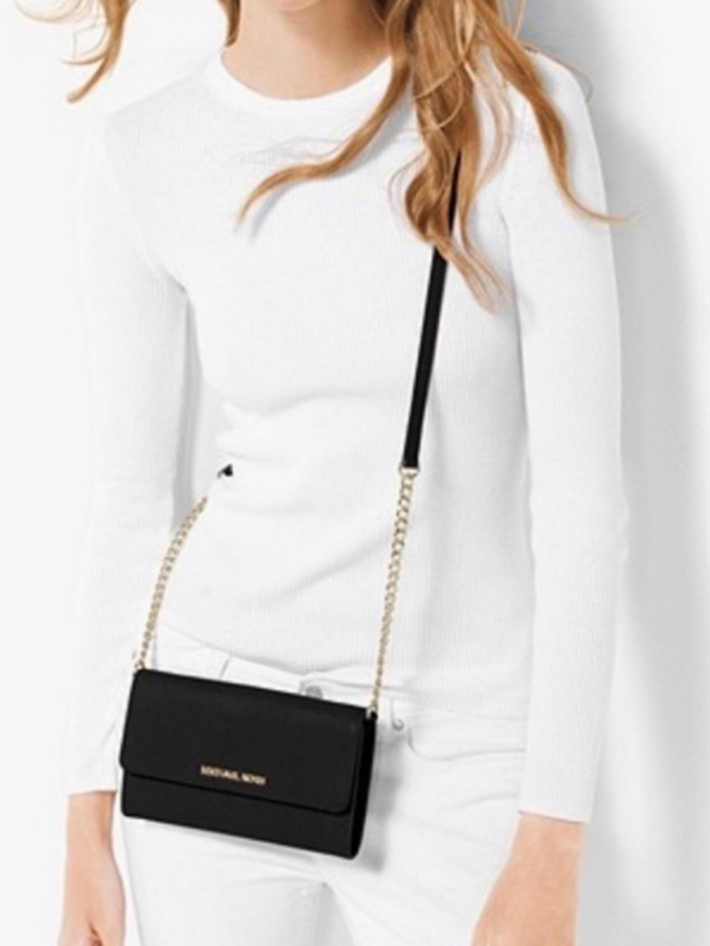 ✨NWT! Michael Kors Jet Set Travel Saffiano Leather Crossbody